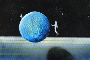 7. Ball of Life akrilfestmény