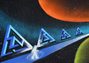 10. Convergence akrilfestmény