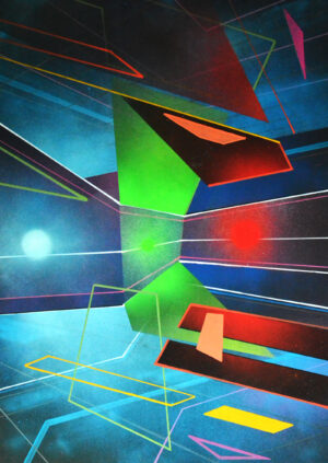 3. Abstract 11 akrilfestmény