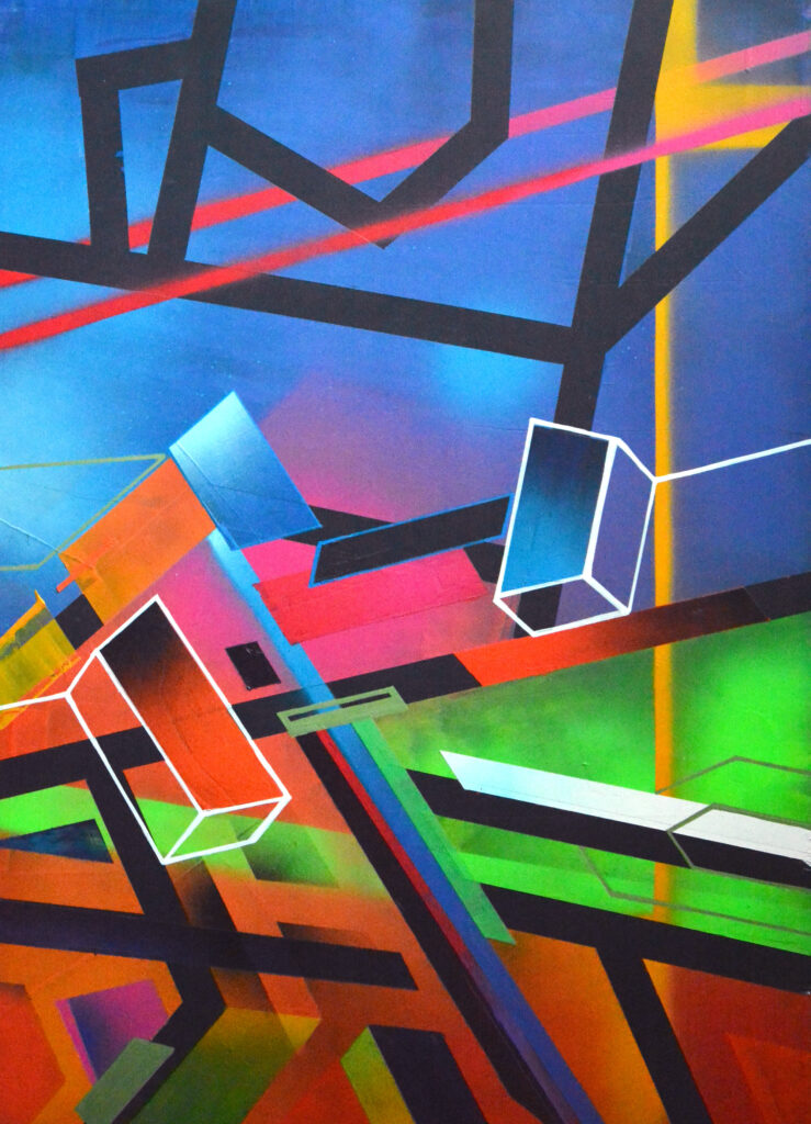 4. Abstract 12 akrilfestmény
