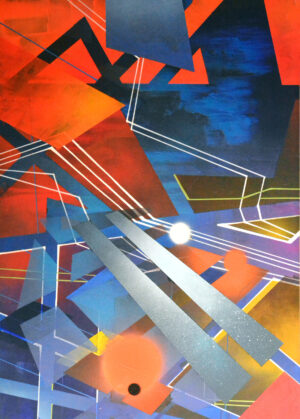 31. Abstract 14 akrilfestmény