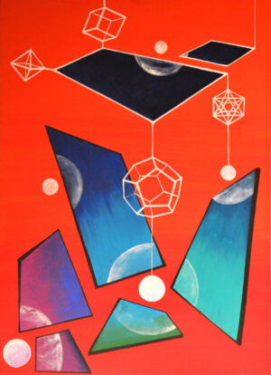 30. Abstract 17 akrilfestmény